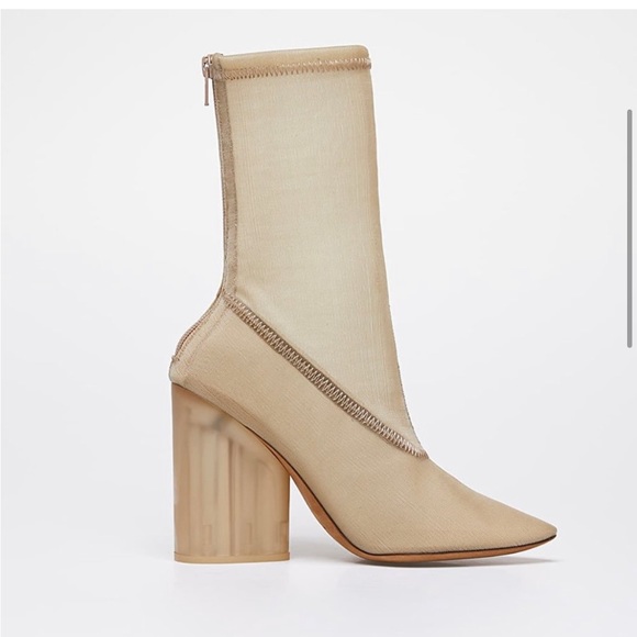 NWOT YEEZY Season 7 STRETCH MESH ANKLE BOOT (US size 9)Military Light!Rare! - Picture 3 of 5